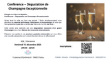 👉 Conférence – Dégustation de Champagne Exceptionnelle